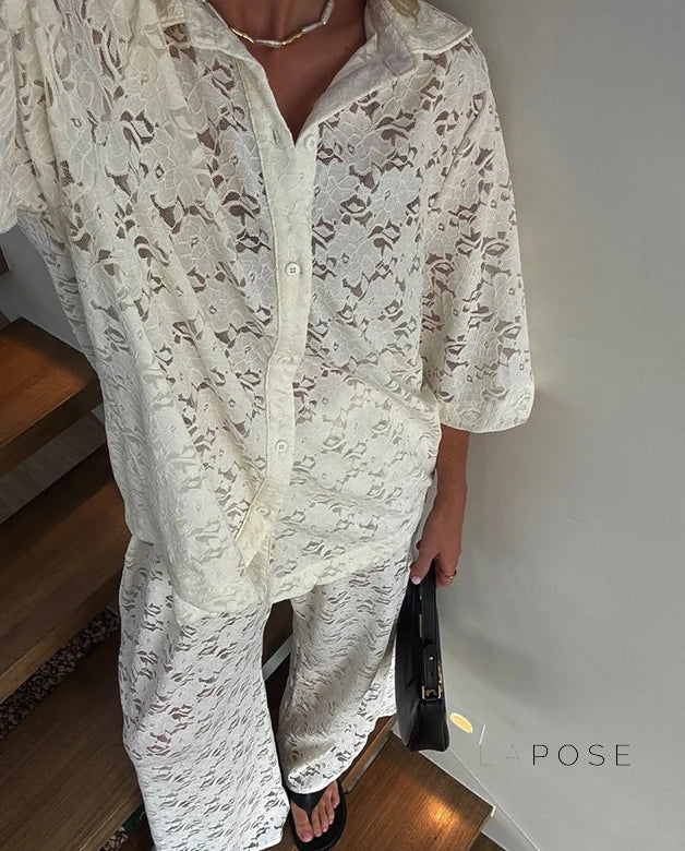 Maddison Relaxed Button-Up Set