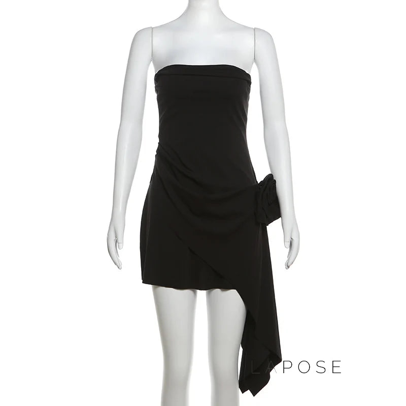 Marykate Floral Strapless Mini Dress
