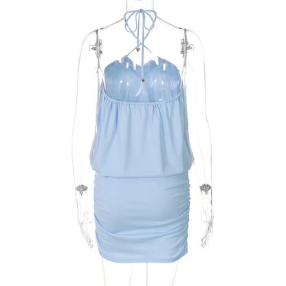 Masyn Halter Mini Skirt Set