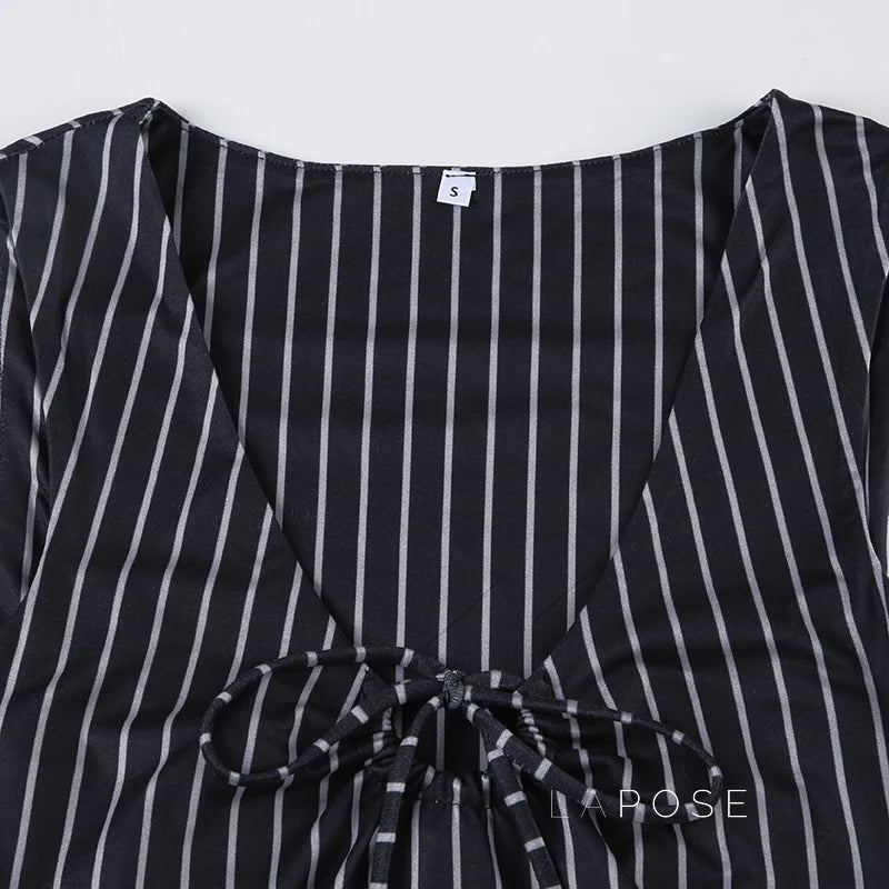 Maybelline Striped Lace-Up Camisole