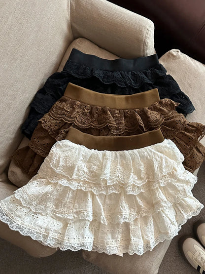 Meira Layered Ruffle Mini Skirt