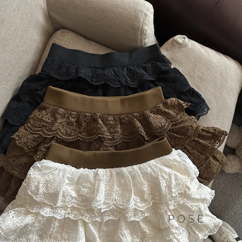 Meira Layered Ruffle Mini Skirt