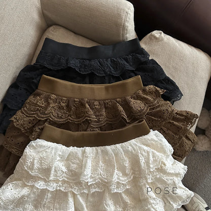 Meira Layered Ruffle Mini Skirt