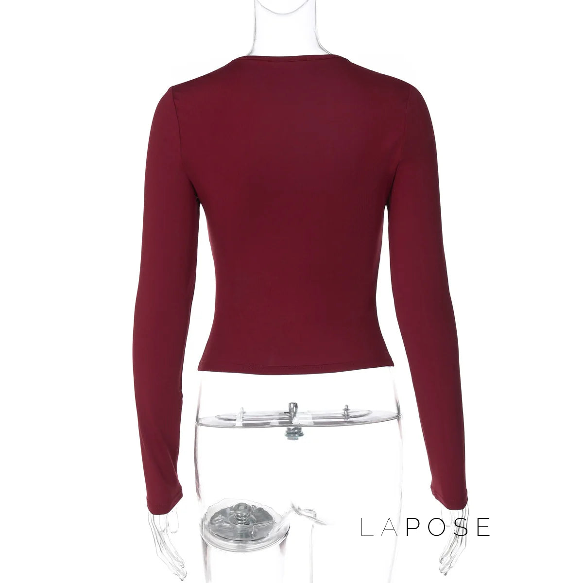 Morghan Lace Asymmetric Crop Top