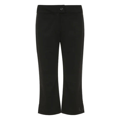 Novalynn Slit Hem Midi Pants