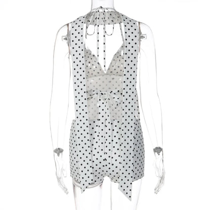Polka Dot Two-Piece Short Set