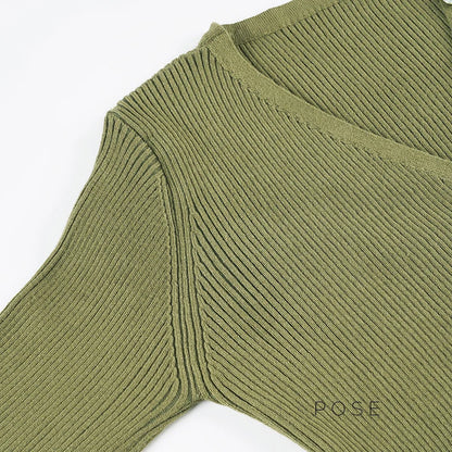Quetzalli Button-Up Knit Top