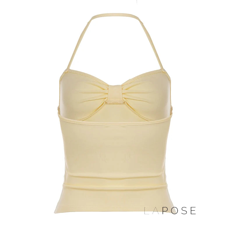 Rozlyn Backless Halter Top
