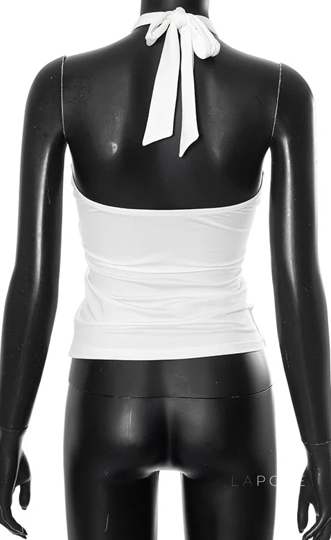 Sanya Metal Ring Halter Top