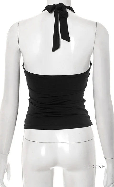 Sanya Metal Ring Halter Top