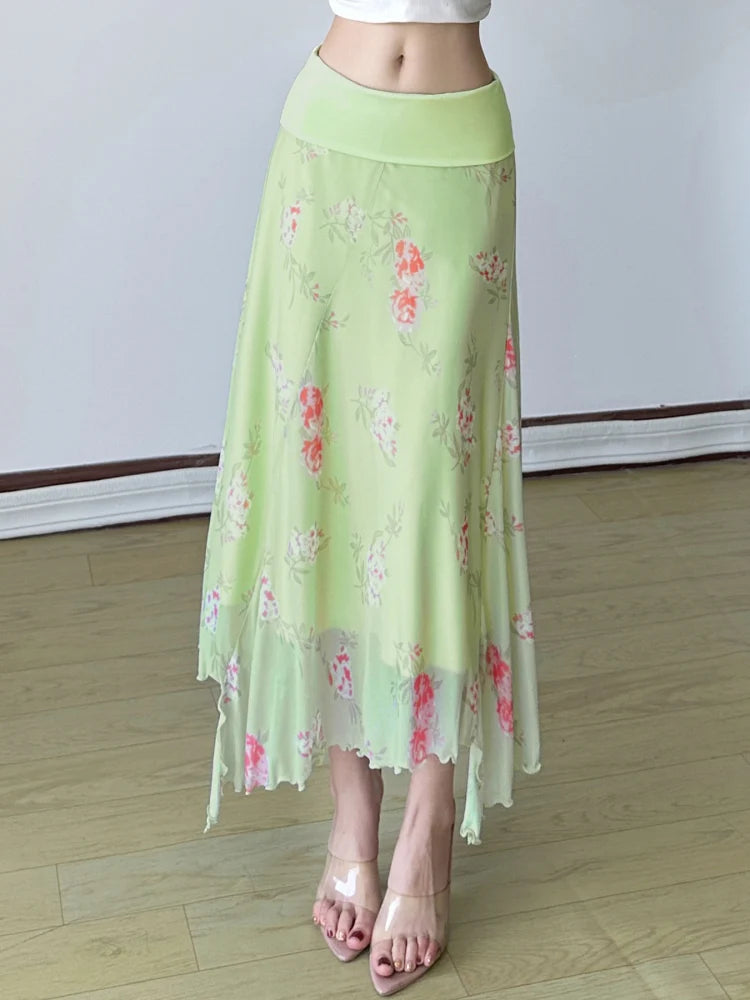 Seven Floral Maxi Skirt
