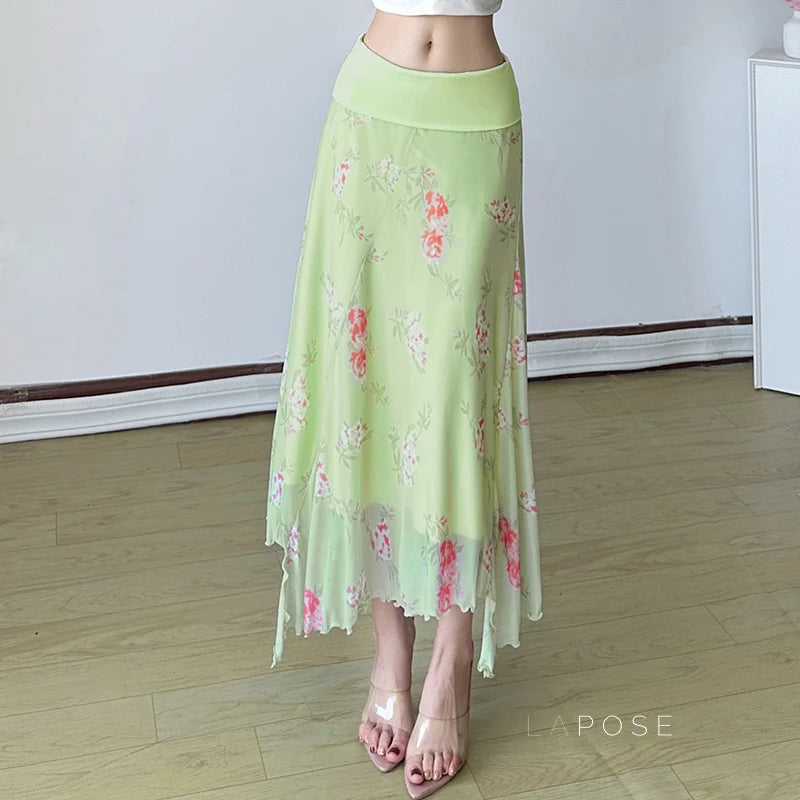 Seven Floral Maxi Skirt