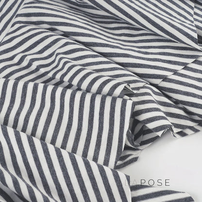 Shelby Knit Striped Pleated Skirt