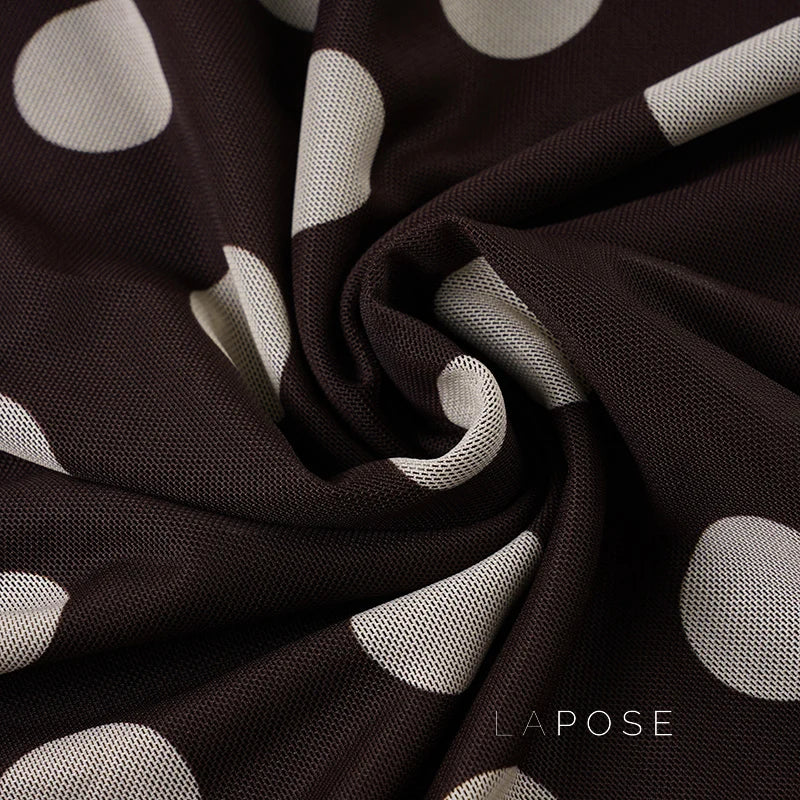 Sia Polka Dot Mesh Skirt