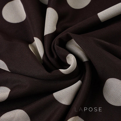 Sia Polka Dot Mesh Skirt