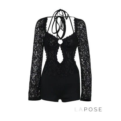 Stefanie Lace Cut-Out Jumpsuit