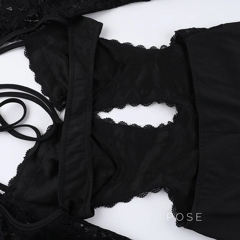 Stefanie Lace Cut-Out Jumpsuit