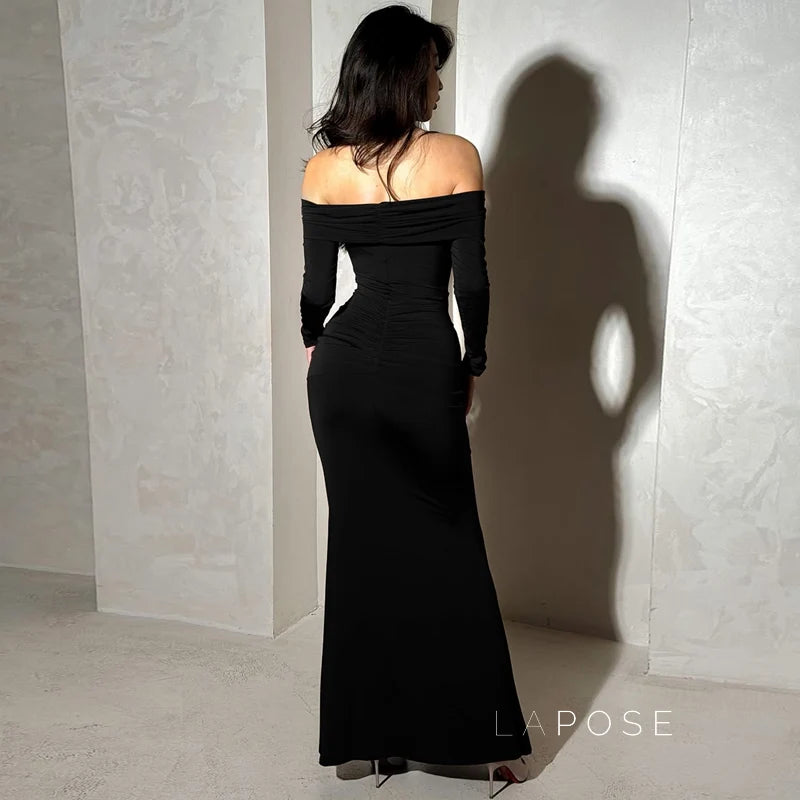 Swara Off-Shoulder Tie Waist Dress