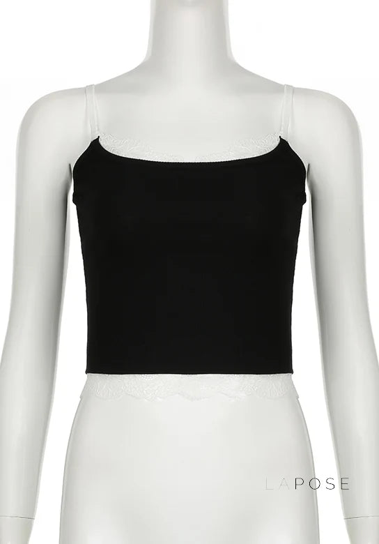 Talynn Black Lace Camisole