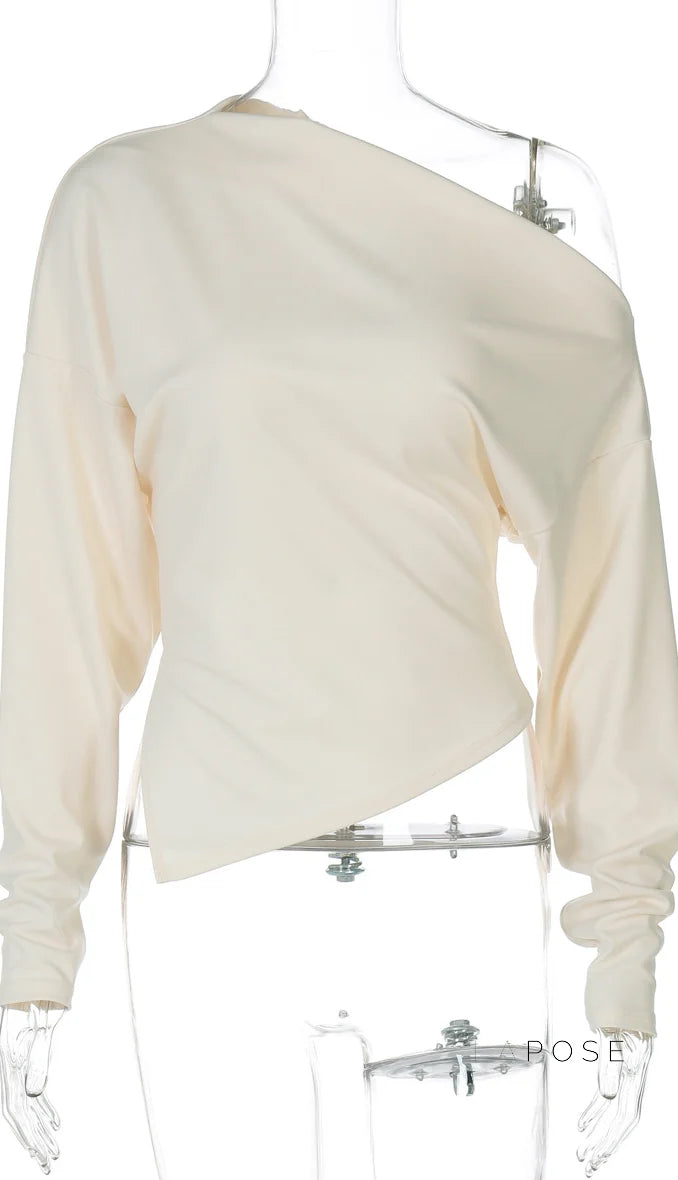 Valkyrie Asymmetric Slit Top