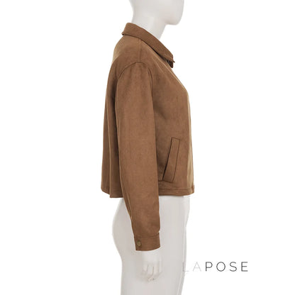 Yanelly Lapel Cropped Jacket