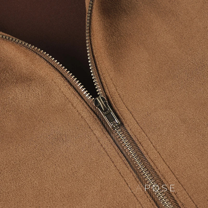 Yanelly Lapel Cropped Jacket