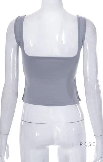 Ziona Square Neck Crop Top