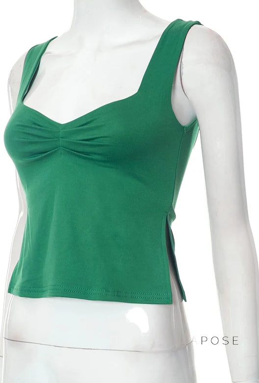 Ziona Square Neck Crop Top