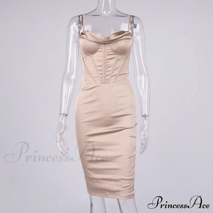 Layer of Gown Satin Evening Club Women Celebrity Double House for - Bodycon Cb Dress