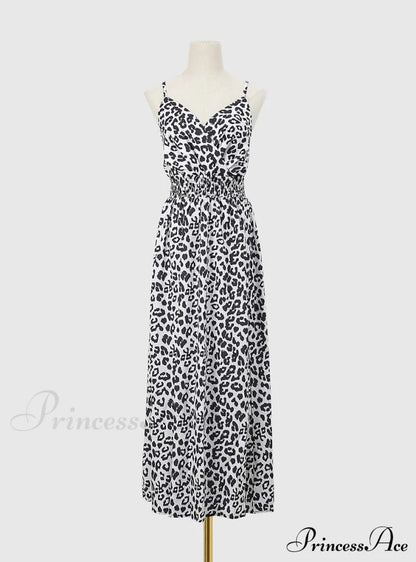 Leopard Print Summer Sling Dress