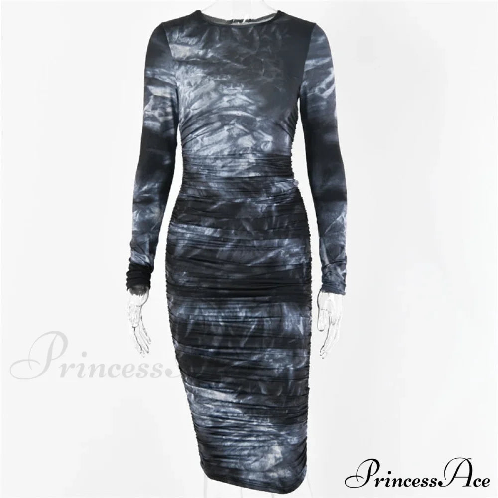 Long Sleeve Sexy Bodycon Winter Dress