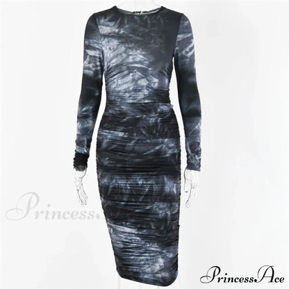 Long Sleeve Sexy Bodycon Winter Dress