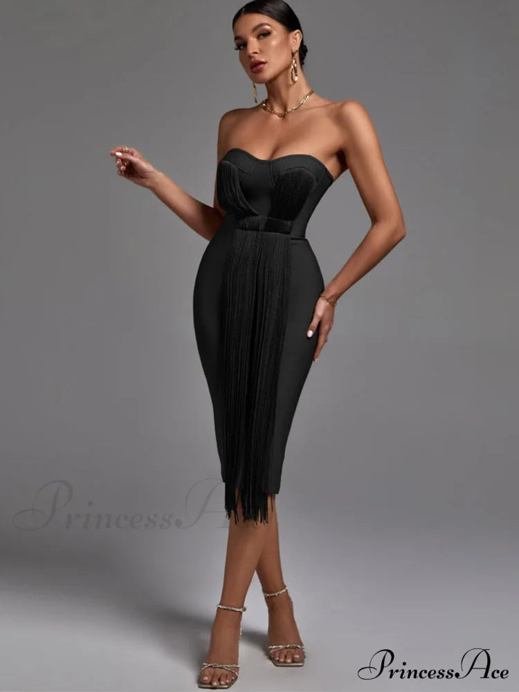 New Women Green Bandage Dress