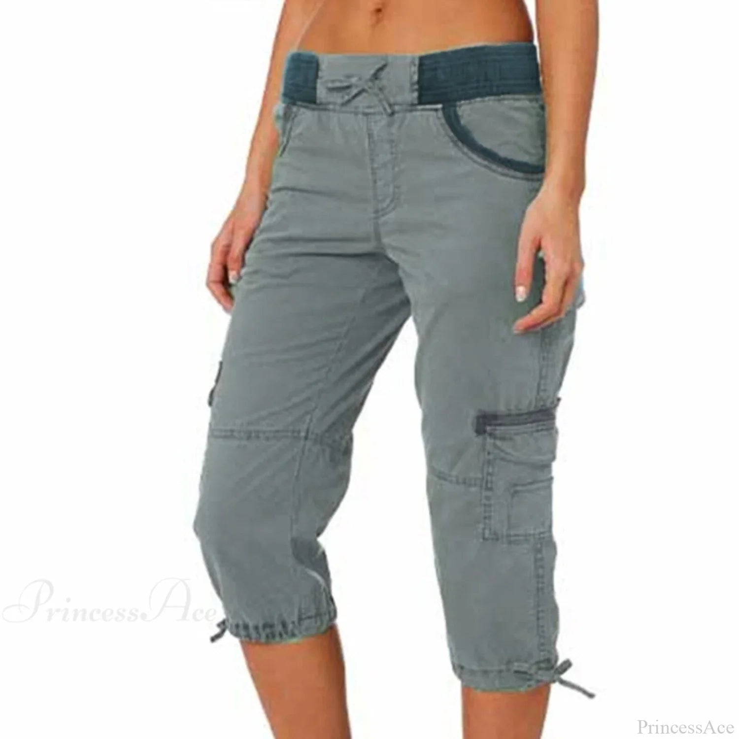 Overalls Thin Loose Cargo Shorts Pantalones