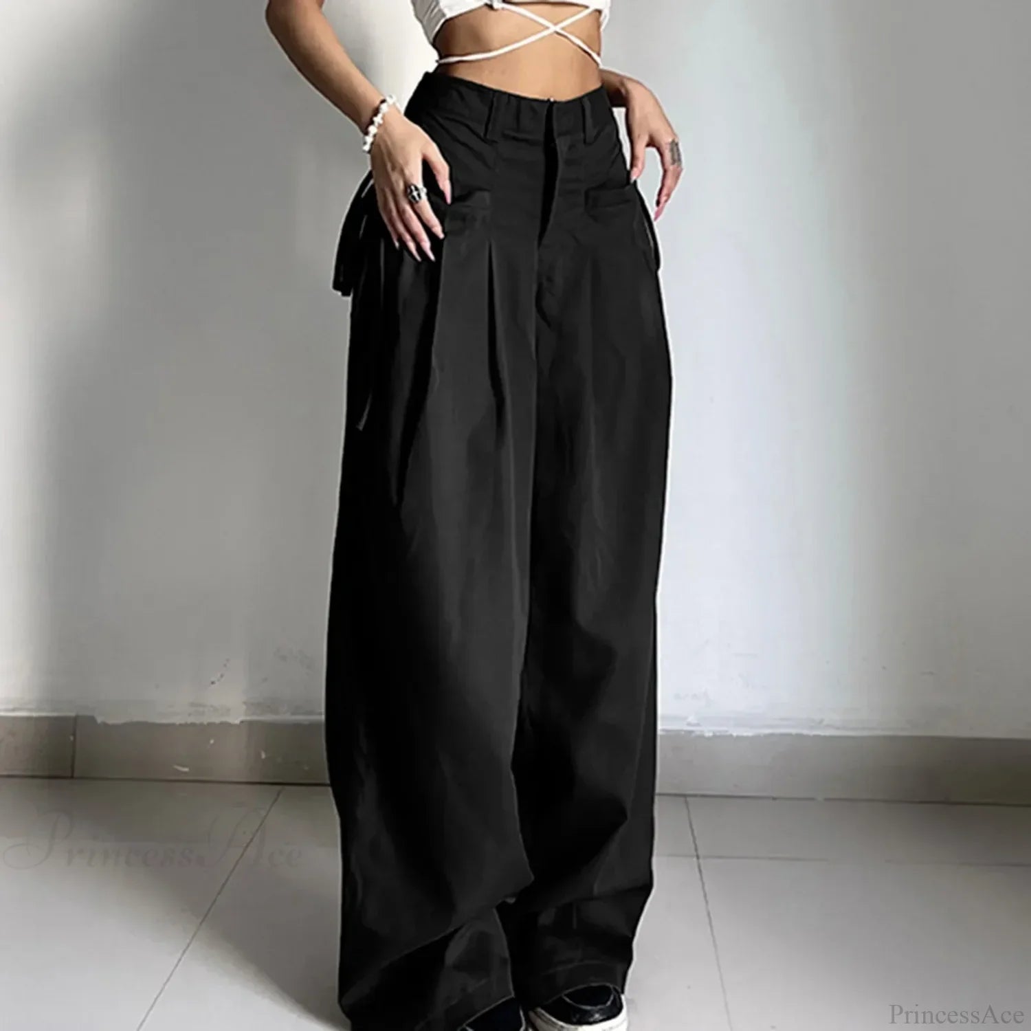 Oversized All-Match Cargo Pants
