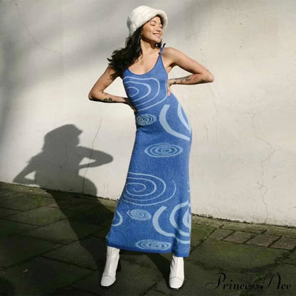 Paisley Vintage Spaghetti Fashion - Y2K Bodycon Strap Gown Coastal Party Green Vestido