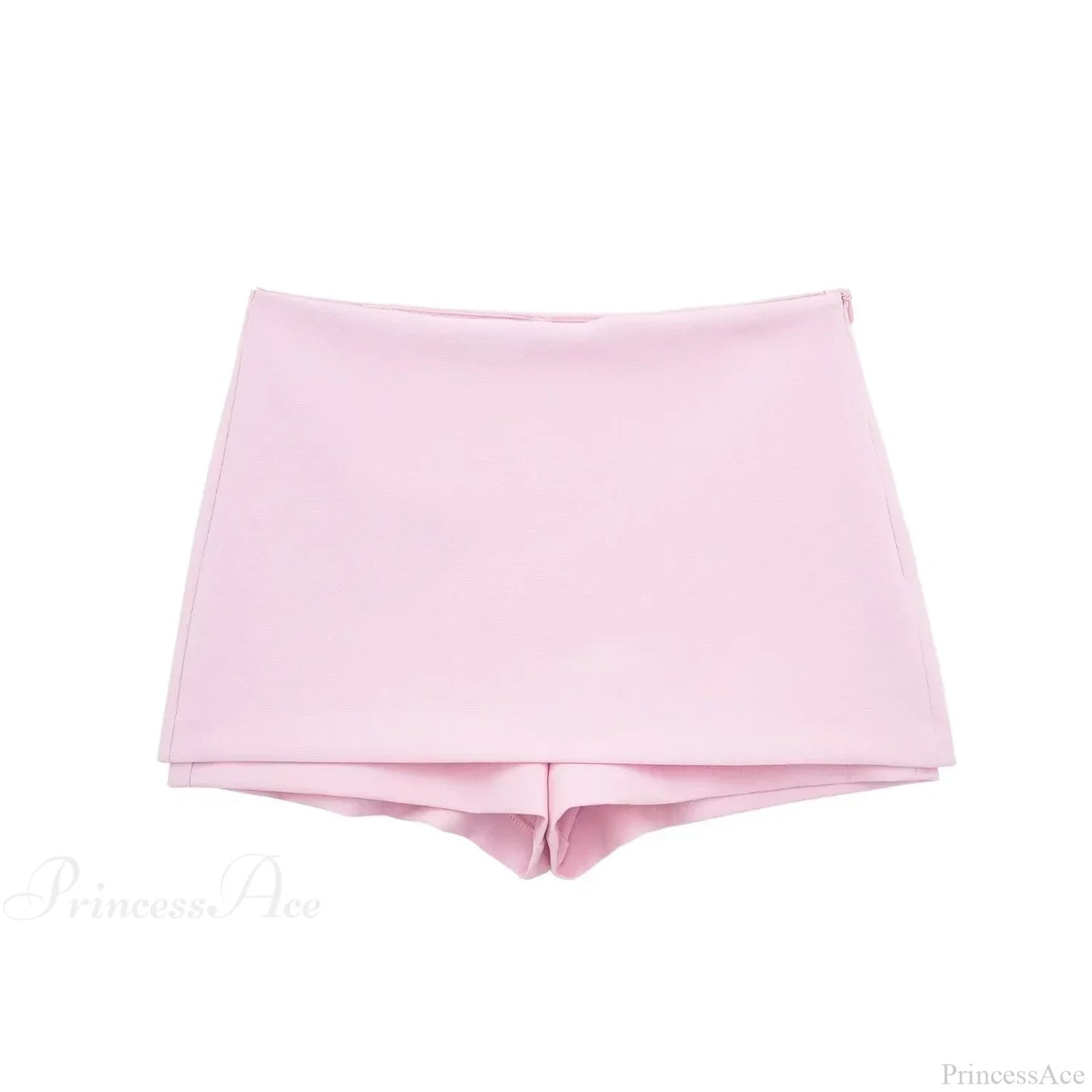 Pink Halter Sleeveless Charming Top And Skort Set