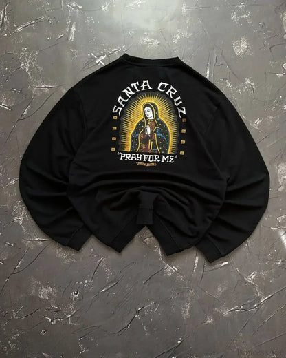 Punk Style Vintage Loose Sweatshirt