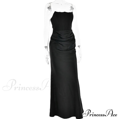 Satin Corset Stylish Maxi Dress
