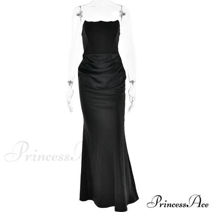 Satin Corset Stylish Maxi Dress