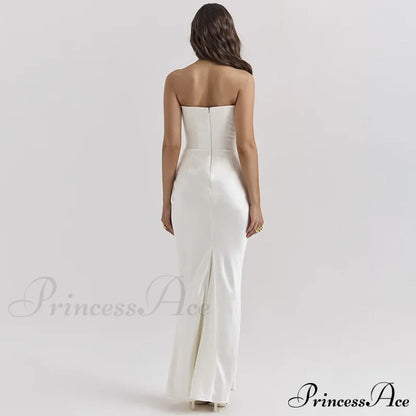 Satin Corset Stylish Maxi Dress