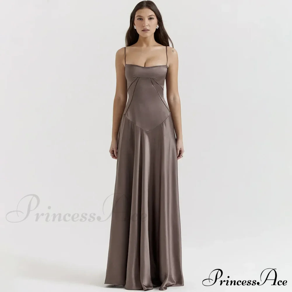 Sexy Bandage Lace Up Sleeveless Party Robe Maxi Dress
