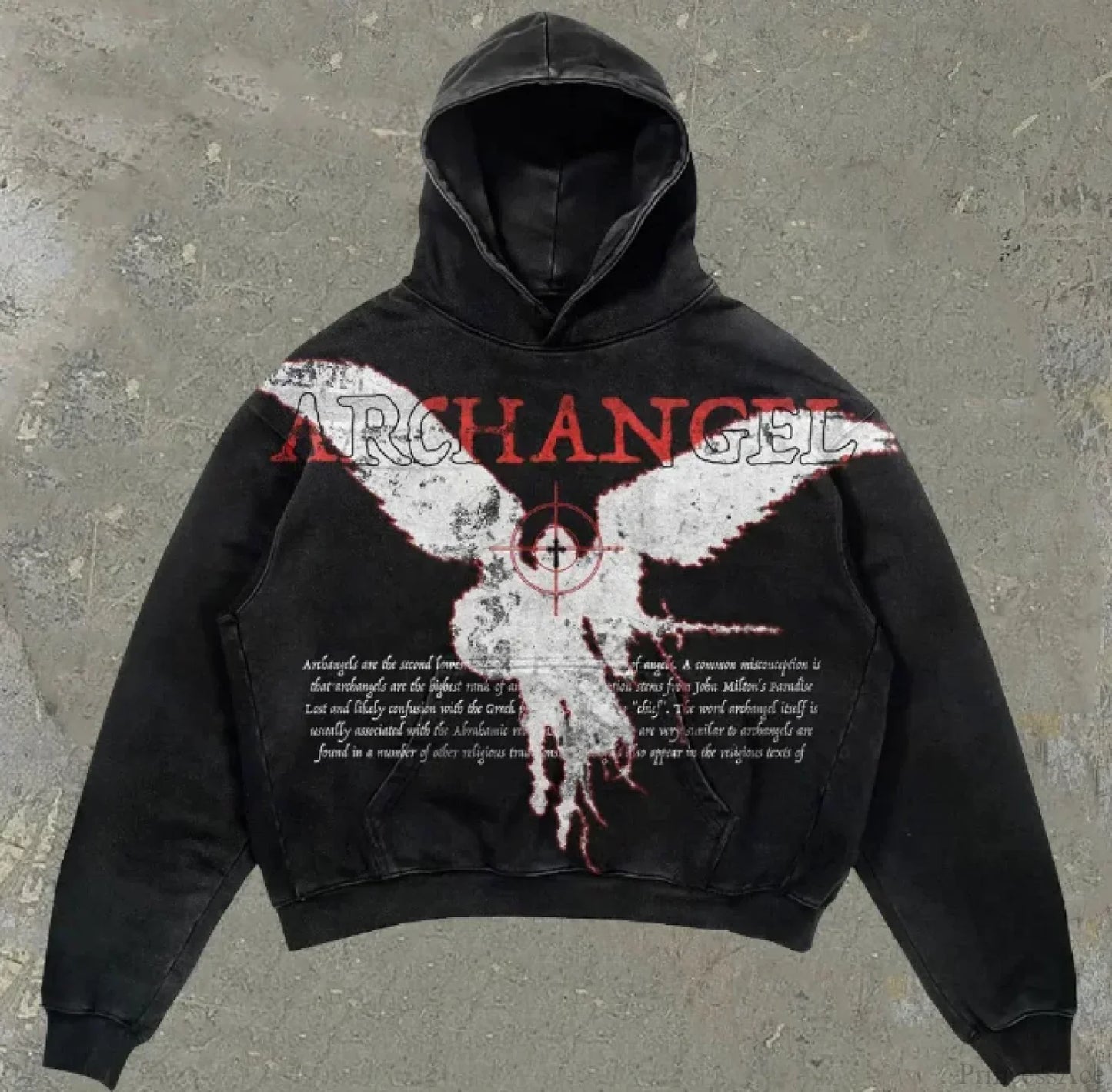 Skull Rap Graphic Cotton Hoodie
