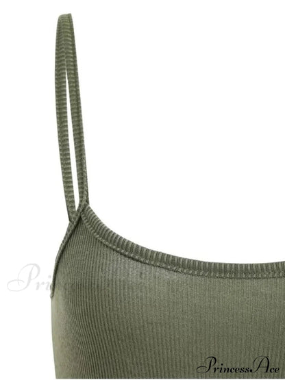 Slip Bodycon Ribbed Slit Dress