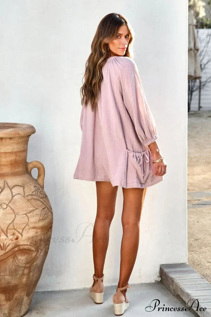 Solid Color Loose Rompers