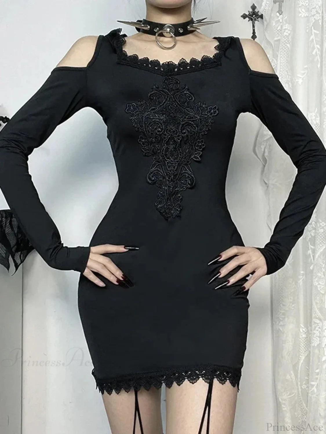 Stitched Hooded Small Dress