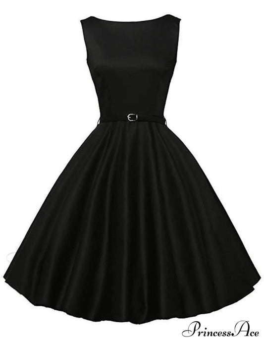 Simple Sleeveless A-Line Mini Dress