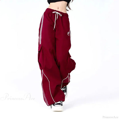 Vintage Stripe Hip Hop Cargo Pants