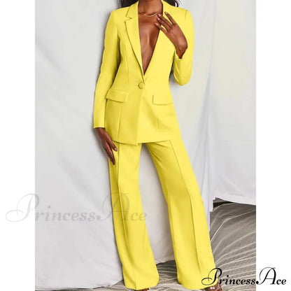 Women's Regular Pocket Coat Formal Fashion Suit
