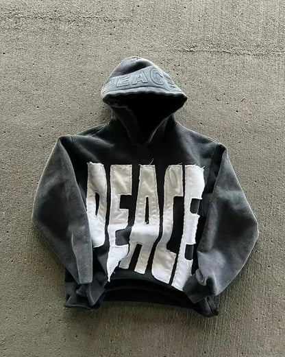 Y2K Gothic Skull Design Hoodie